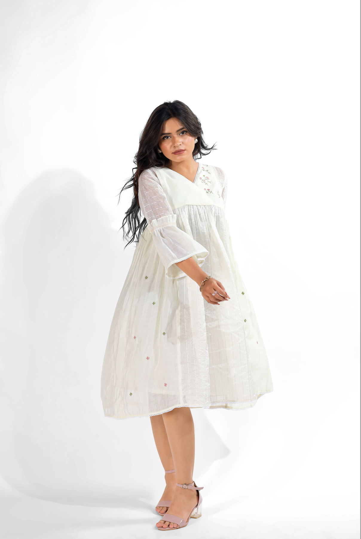 Soft flora dress